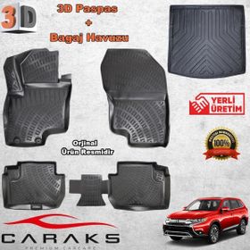Caraks Outlander 2019 Sonrası 3D Bagaj Havuzu ve Havuzlu Paspas