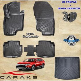 Caraks Outlander 2019 Sonrası 3D Bagaj Havuzu ve Havuzlu Paspas