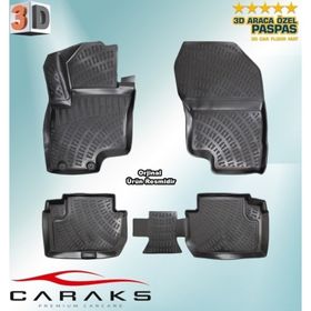 Caraks Outlander Hybrit 2019 Sonrası Siyah 3D Havuzlu Paspas