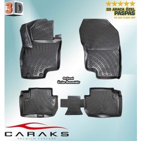 Caraks Outlander Hybrit 2019 Sonrası Siyah 3D Havuzlu Paspas