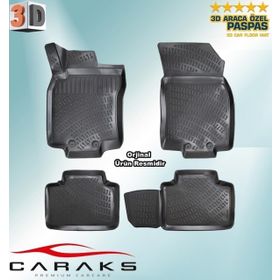 Caraks Renault Koleos 2016 Sonrası 3D Havuzlu Paspas