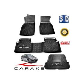 Caraks Renault Megane 2 Sedan 2004-2010 3D Bagaj Havuzu ve Havuzlu Paspas