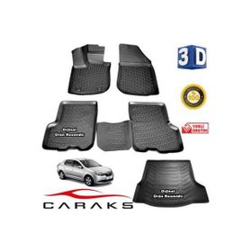 Caraks Renault Symbol 2013 Sonrası 3D Bagaj Havuzu ve Havuzlu Paspas