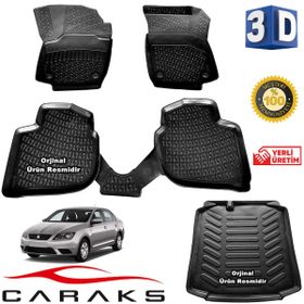 Caraks Seat Toledo 2013-2020 Arası 3D Bagaj Havuzu ve Havuzlu Paspas