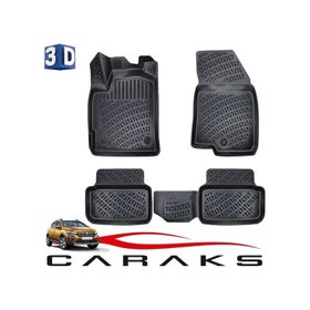 Caraks Stepway Comfort 2020 Sonrası Siyah 3D Havuzlu Paspas