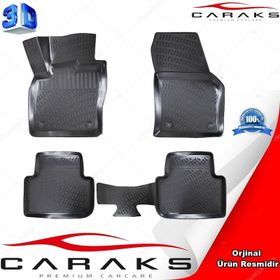 Caraks Tiguan 2019 Sonrası Siyah 3D Havuzlu Paspas