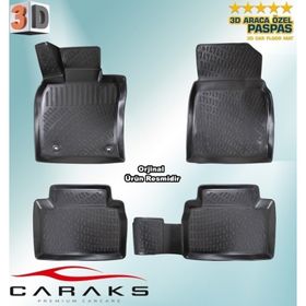 Caraks Toyota Camry Hybrit 2019 Sonrası 3D Havuzlu Paspas
