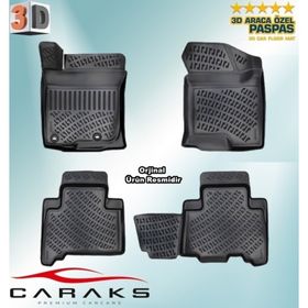Caraks Toyota Land Cruiser 2011 Sonrası 3D Havuzlu Paspas