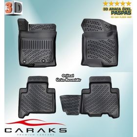 Caraks Toyota Land Cruiser 2011 Sonrası 3D Havuzlu Paspas