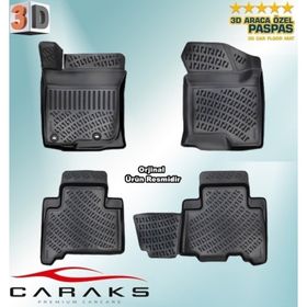 Caraks Toyota Land Cruiser 2011 Sonrası 3D Havuzlu Paspas