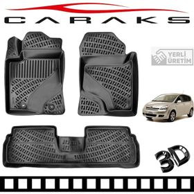 Caraks Toyota Verso 2004-2009 3D Havuzlu Paspas