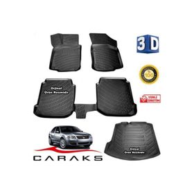 Caraks VW Bora 1998-2005 Arası 3D Bagaj Havuzu ve Havuzlu Paspas