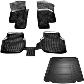 Caraks VW Jetta Cepsiz 2011-2015 Arası 3D Bagaj Havuzu ve Havuzlu Paspas