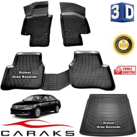 Caraks VW Passat B7 2011-2015 Arası 3D Bagaj Havuzu ve Havuzlu Paspas