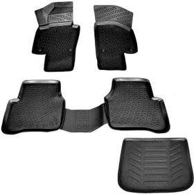 Caraks VW Tiguan 2007-2015 Arası 3D Bagaj Havuzu ve Havuzlu Paspas