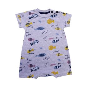 Caramell TE4951 Gri 3-6 Ay Bebek Tulumu