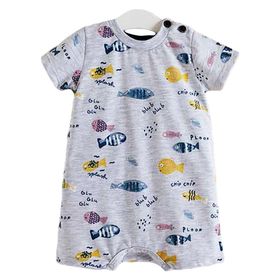 Caramell TE4951 Gri 3-6 Ay Bebek Tulumu