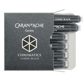 Caran Dache 8021-009 Cosmic Siyah Dolma Kalem Kartuşu