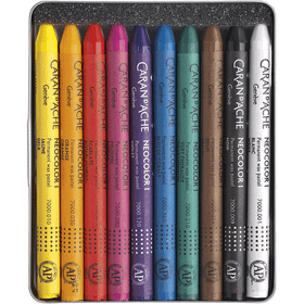 Caran D'ache Neocolor 10'Lu Wax Pastel Boya