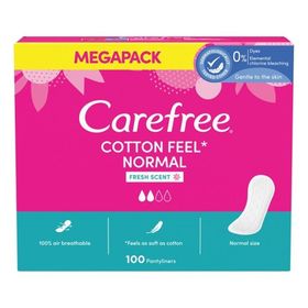 Carefree Cotton Feel Normal Parfümlü 100'lü Günlük Ped