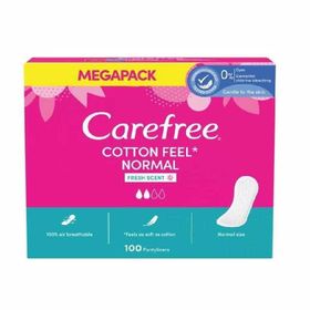 Carefree Cotton Feel Normal Parfümlü 100'lü Günlük Ped
