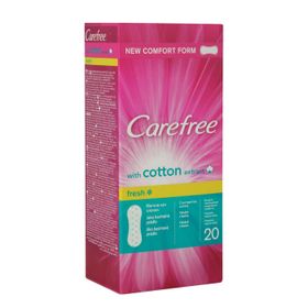 Carefree Cotton Fresh Parfümlü 20'li Hijyenik Ped