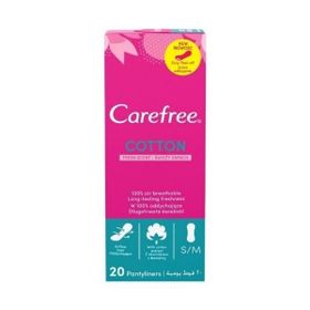 Carefree Cotton Fresh Parfümlü 20'li Hijyenik Ped