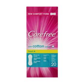 Carefree Cotton Fresh Parfümlü 20'li Hijyenik Ped