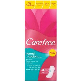 Carefree Cotton Fresh Parfümsüz 20'li Günlük Ped