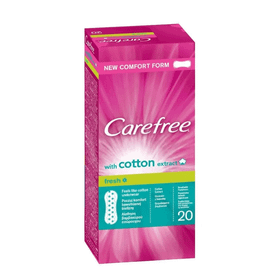 Carefree Cotton Fresh Parfümsüz 2x20'li Günlük Ped