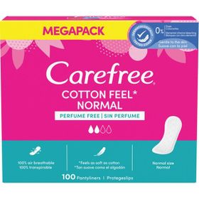Carefree Cotton Normal Parfümsüz 100'lü Günlük Ped