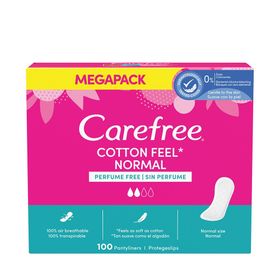 Carefree Cotton Normal Parfümsüz 100'lü Günlük Ped