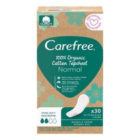 Carefree Organic Cotton Topsheet Normal 30'lu Günlük Ped