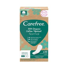 Carefree Organic Cotton Topsheet Normal 30'lu Günlük Ped