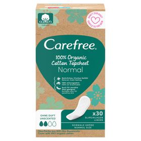 Carefree Organic Cotton Topsheet Normal 30'lu Günlük Ped