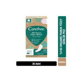 Carefree Organic Cotton Topsheet Normal 30'lu Günlük Ped