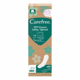 Carefree Organic Cotton Topsheet Uzun 24'lü Günlük Ped