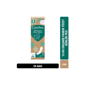 Carefree Organic Cotton Topsheet Uzun 24'lü Günlük Ped