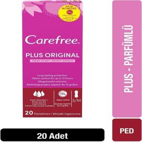 Carefree Plus Original 20 Adet Normal Günlük Ped