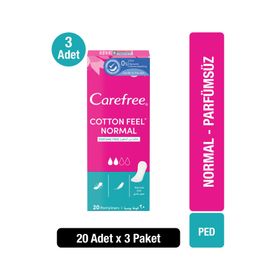 Carefree Refresh 3x20'li Breathable Günlük Ped
