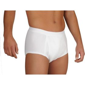 Caretex Brief Hafif Emici Yıkanabilir Antialerjik Sıvı Geçirmez Beyaz Erkek Emici Külot