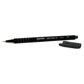 Caretta 55-15 0.4 Gri Soft Liner Keçeli Kalem