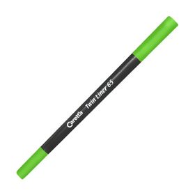Caretta 65-04 0.4-1 Yeşil Çift Uçlu Keçeli Kalem