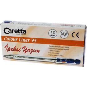 Caretta 95 Colour Liner Koyu Mavi 12'li Tükenmez Kalem