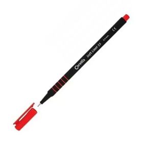 Caretta Soft Liner 55 Kırmızı 10'lu Keçeli Kalem