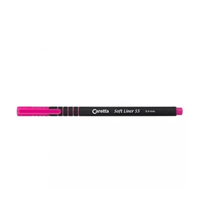 Caretta Softliner 0.4 mm Açık Pembe Keçeli Kalem