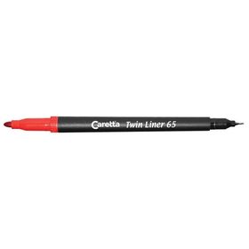 Caretta Softliner 0.4 mm Kırmızı Keçeli Kalem
