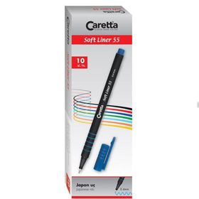 Caretta Turkuaz Soft Liner 55 10'lu Keçeli Kalem