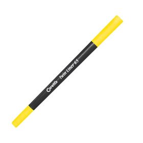 Caretta Twin Liner CT-65-41 10'lu Sarı Fosforlu Kalem