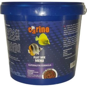 Carino Flat Mix Menu Granulat Renklendirici 3 kg Kova Balık Yemi
